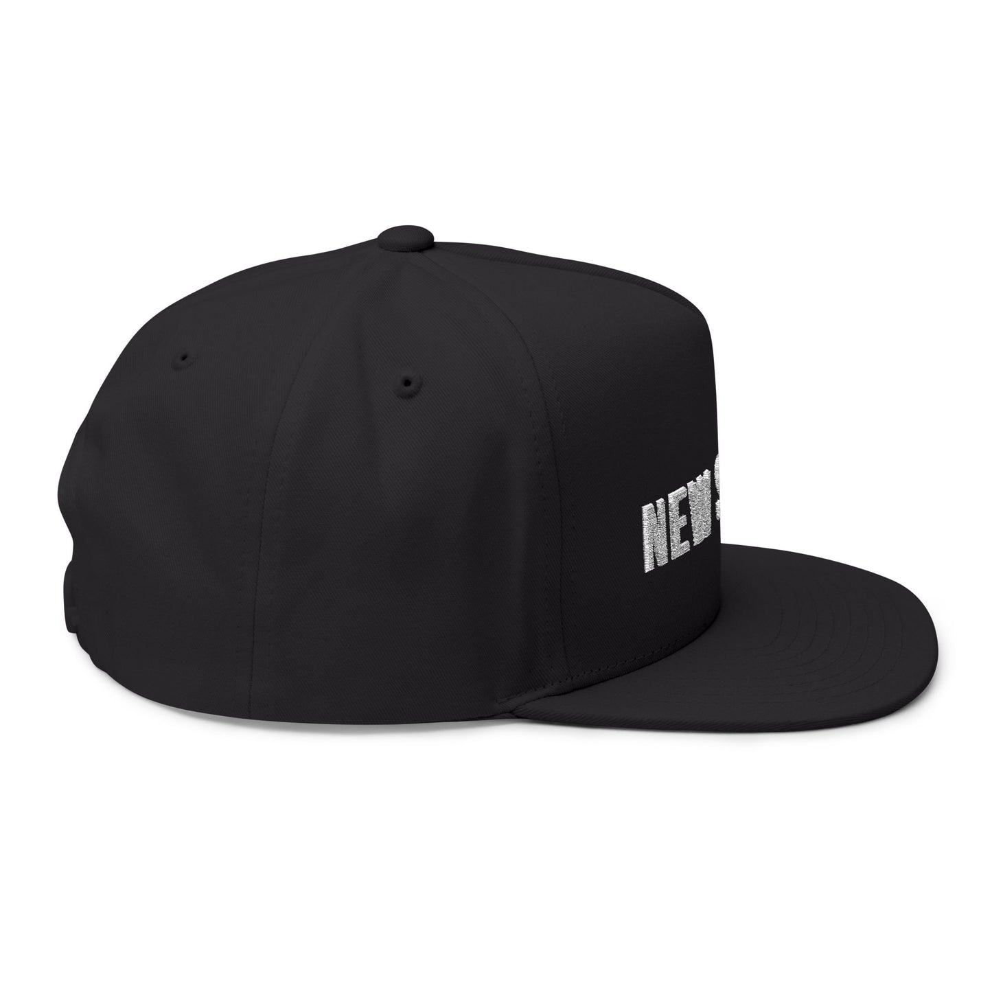 New Season Embroided Flat Bill Cap -