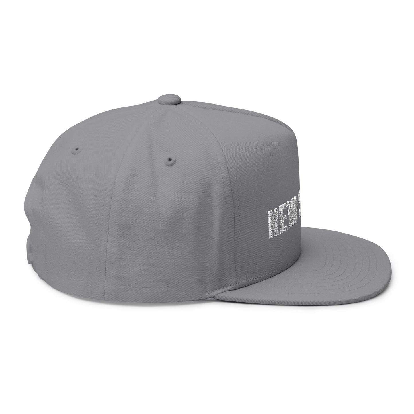 New Season Embroided Flat Bill Cap -