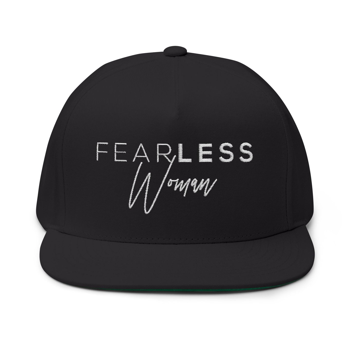 Fearless Woman Embroidered Snapback Hat with Ester 4:14