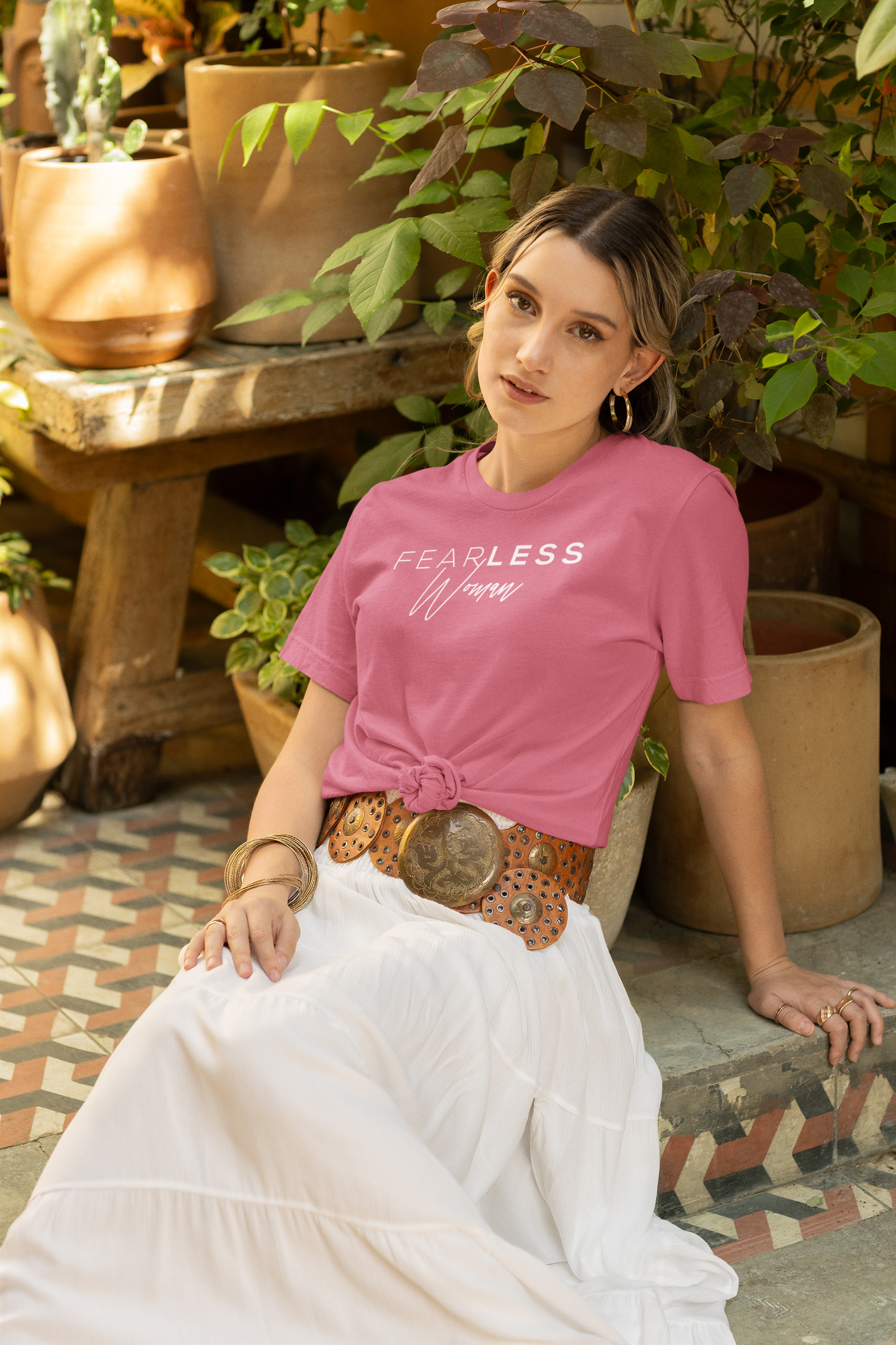 Fearless Women with Esther 4:14 on the back